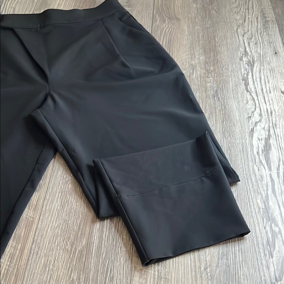 ADAY Black Wide Leg Dress Pants with Pleats - Picture 8 of 16